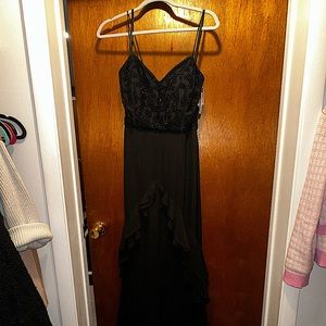 NWT betsey and adams beaded gown